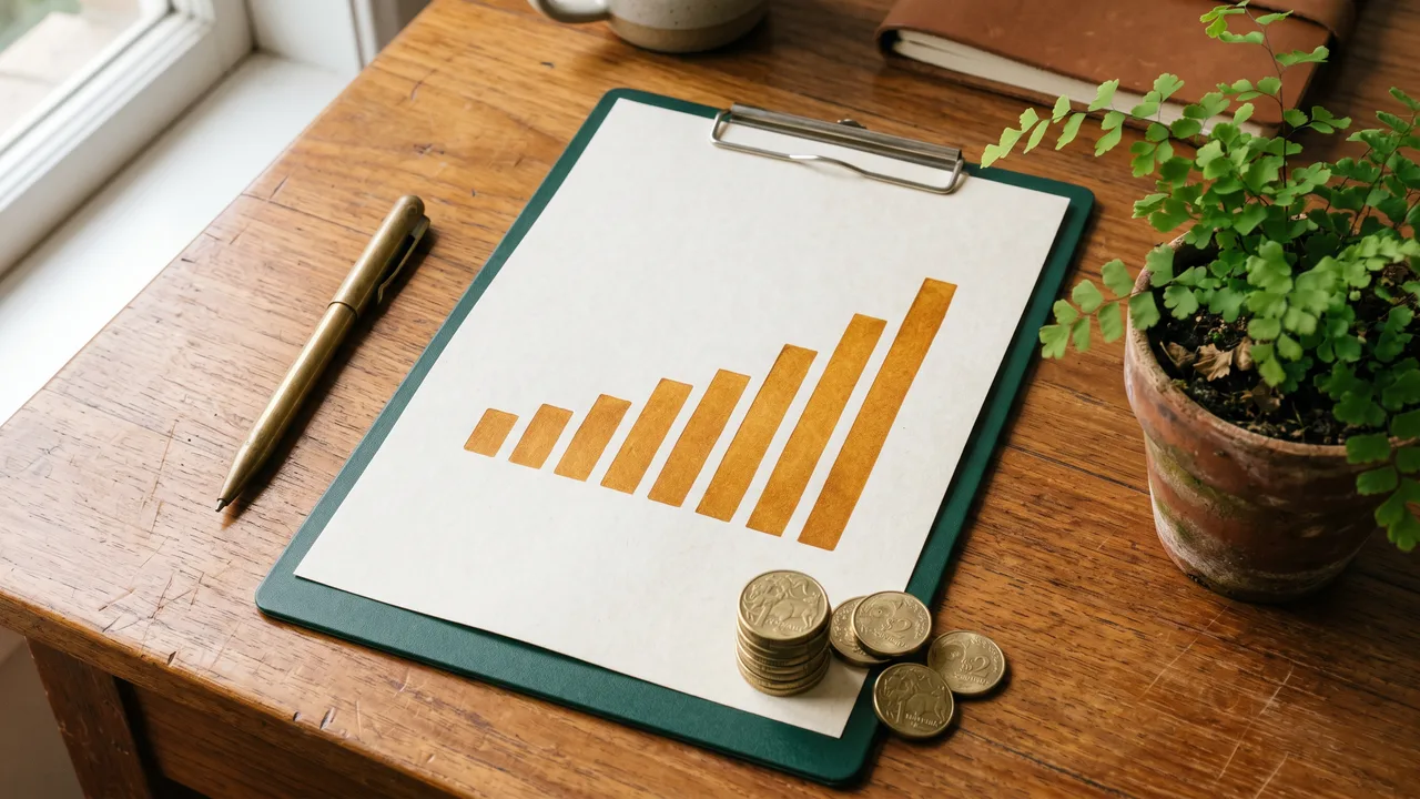 SEO ROI calculator illustration with extra-revenue and payback metrics